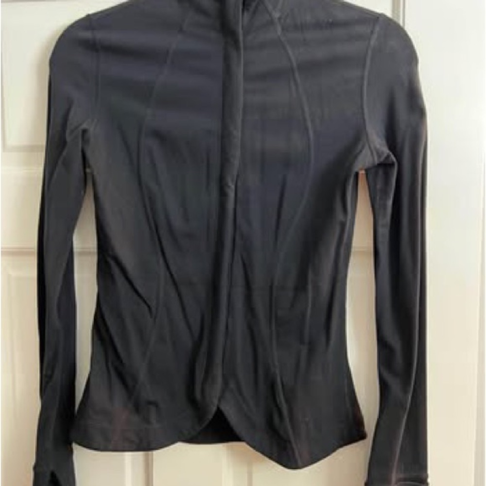 GUC Black Vintage Lululemon Zip-up size 4